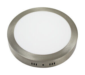 PLAFON LED REDONDO NIQUEL 18W SUPER DIA