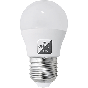 LAMPARA LED C/SENSOR E27 5 W 4K