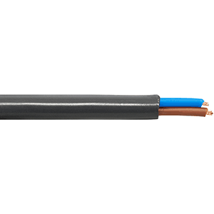 CABLE MANGUERA NEGRA 2x1