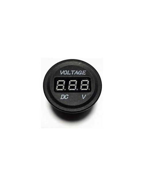 VOLTIMETRO DIGITAL AZUL 4,5V-30V LED REDONDO