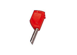 CONECTOR BANANA RESORTE 2MM CON TOMA POSTERIOR ROJA