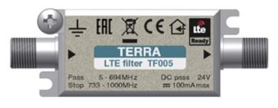 FILTRO LTE2 50db 5-694mHZ