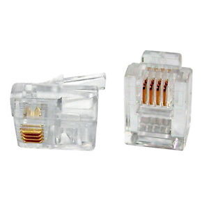 CONECTOR JACK TELEFONICO 6P 4C