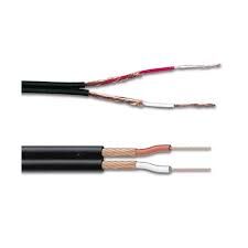 CABLE COAXIAL 2x0,25 NEGRO
