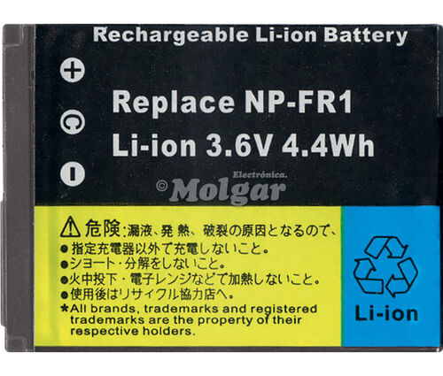 BATERIA NPFR1 3,6V/1220mAh.