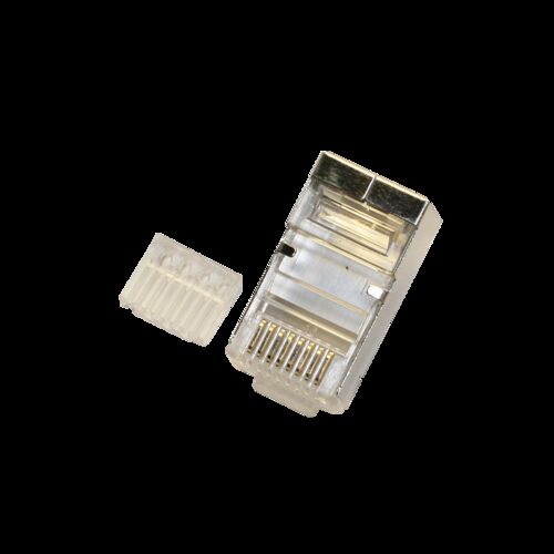 CONECTOR MODULAR TELEFONICO CATEGORIA 6 A CON GUIA DOBLE