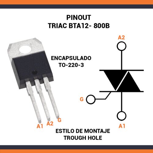 TRIAC BTA12-800B 5-C