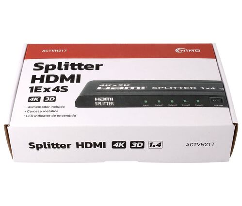 REPARTIDOR ACTIVO DE SEAL HDMI SPLITTER 4K 3D