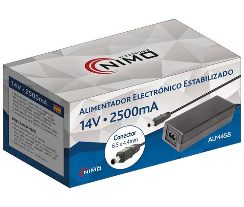 ALIMENTADOR ELECTRONICO 14V CC 2500MAH JACK HUECO