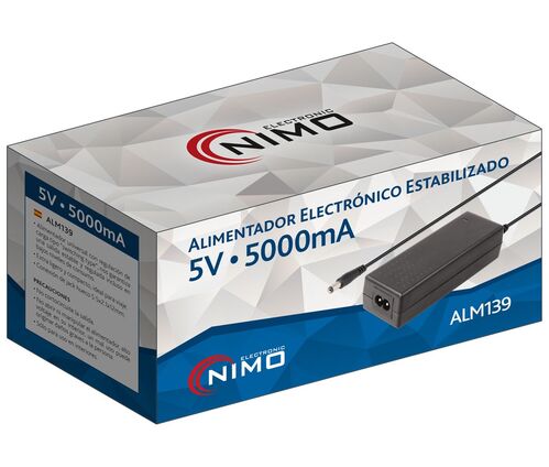 ALIMENTADOR ELECTRÓNICO UNIVERSAL 5VCC/5,0A