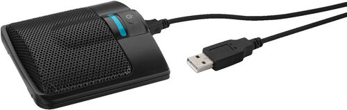 MICROFONO DE SOBREMESA MONACOR USB  NEGRO