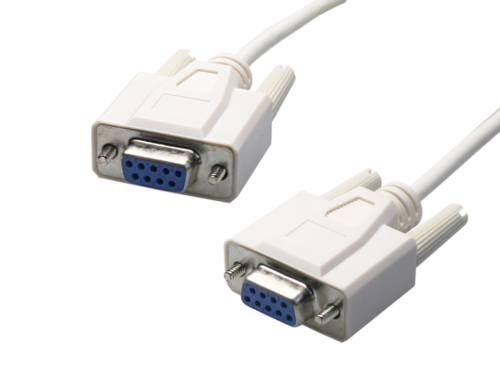 CONEXION DB9M-DB9H 3 METROS (NULL MODEM)