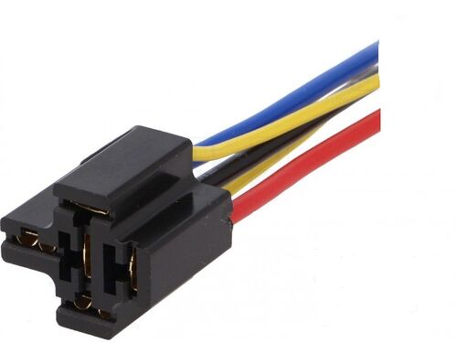 ZOCALO CON CABLE PARA RELES AUTOMOCION 5 PIN 40A (L:200MM) FRC2C