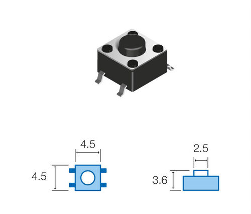 Pulsador de tacto SMD