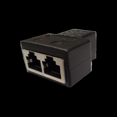 Adaptador modular 8P8C triple hembra Cat6 semi-blindada
