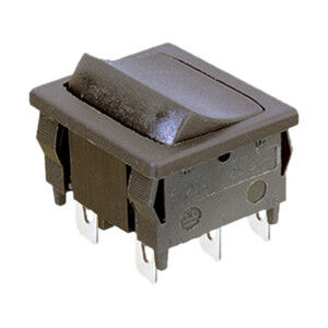 INTERRUPTOR CONMUTADOR FASTON 4.8MM 125º 10 AMP. 250VAC NEGRO