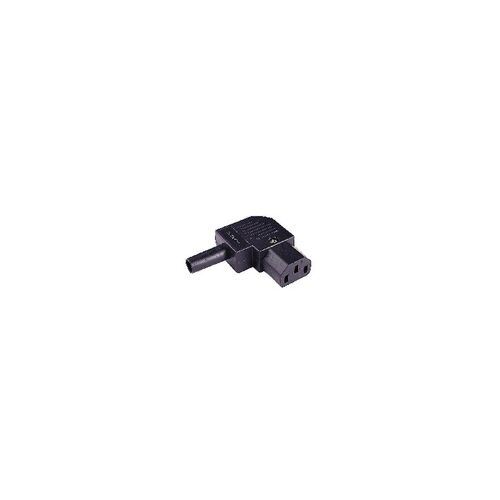CONECTOR HEMBRA IEC AEREA ACODADA CON T/T