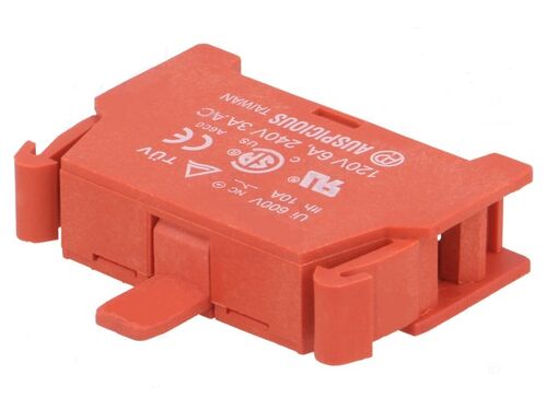 B-1/C BLOQUE DE CONTACTOS N/C, 22/30MM PARA PLACA FRONTAL  PARA 165.0076