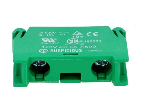 B-1/O BLOQUE DE CONTACTOS N/O, 22/30MM PARA PLACA FRONTAL  PARA 165.0076