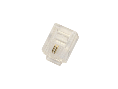 CONECTOR TELEFÓNICO MODULAR MACHO RJ10 (6P2C)