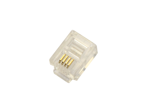 CONECTOR TELEFÓNICO MODULAR MACHO RJ11 (6P4C)