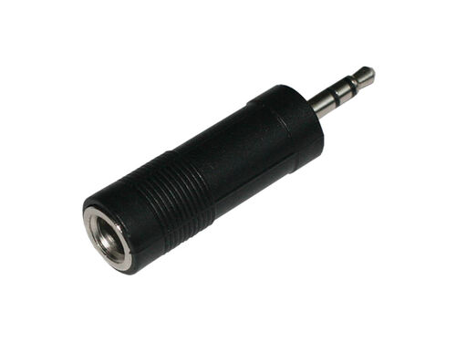 ADAPTADOR JACK MACHO 3.5MM ESTÉREO A HEMBRA 6.3MM ESTÉREO