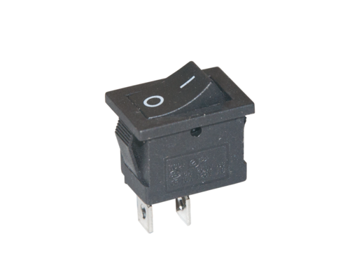 INTERRUPTOR UNIPOLAR 250V 6A. NEGRO