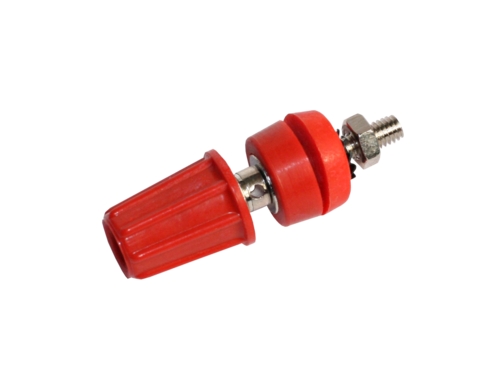 CONECTOR BANANA HEMBRILLA 4mm. ROJA