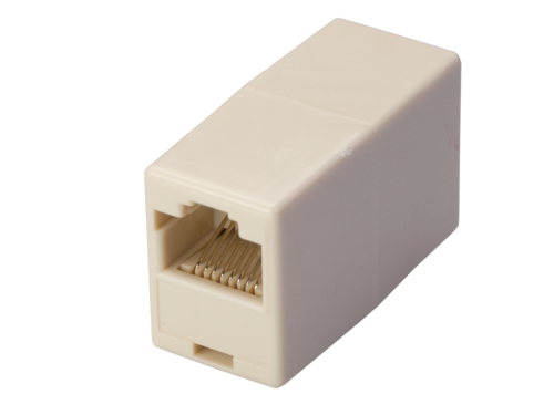 ADAPTADOR MODULAR HEMBRA A HEMBRA RJ45 (8P8C). PARA VOZ