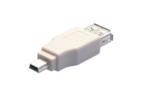 ADAPTADOR USB HEMBRA A A MINIUSB MACHO B 5C