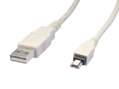 CONEXIÓN INFORMÁTICA USB MACHO A A MINIUSB MACHO A 5C. LONGITUD: 2M