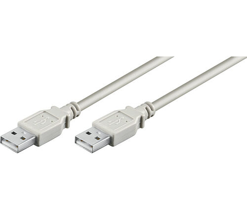 CONEXION USB 2.0 M-M BEIGE 1,8mts.