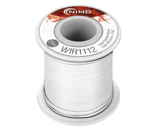 CABLE FLEXIBLE 0,5MM 25mts. BLANCO