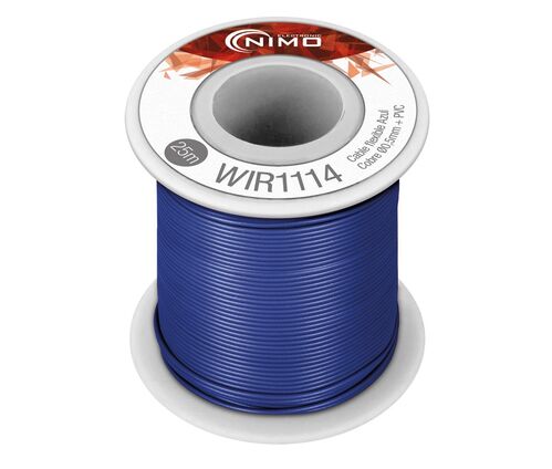 CALBE FLEXIBLE 0,5MM 25mts. AZUL