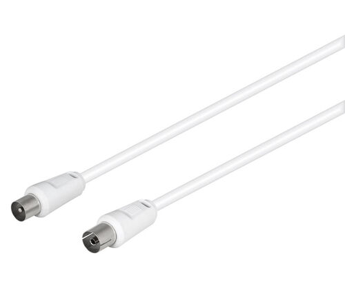 CABLE ANTENA TV M-H 5mts. BLANCO
