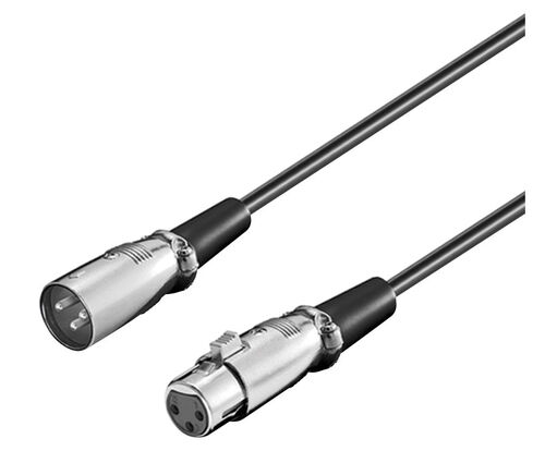 CONEXION AUDIO XLR-CANON 3 PIN M-H 2mts.